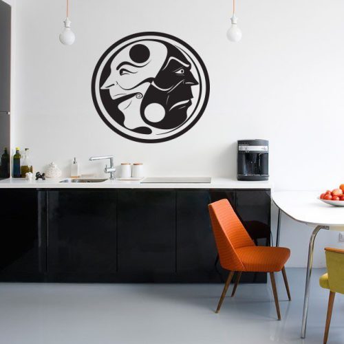 Αυτοκόλλητο Τοίχου "Ying Yang"