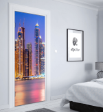 Αυτοκόλλητο Πόρτας με εκτύπωση "Dubai"
