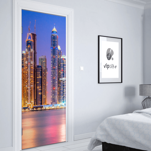 Αυτοκόλλητο Πόρτας με εκτύπωση "Dubai"
