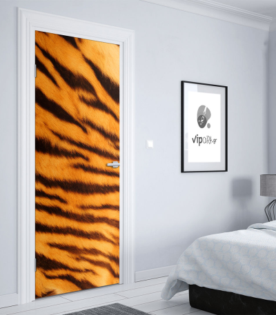Αυτοκόλλητο Πόρτας με εκτύπωση "Animal Print"
