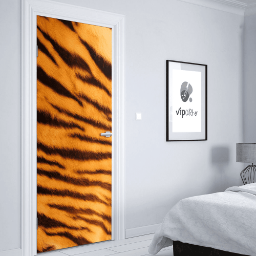 Αυτοκόλλητο Πόρτας με εκτύπωση "Animal Print"