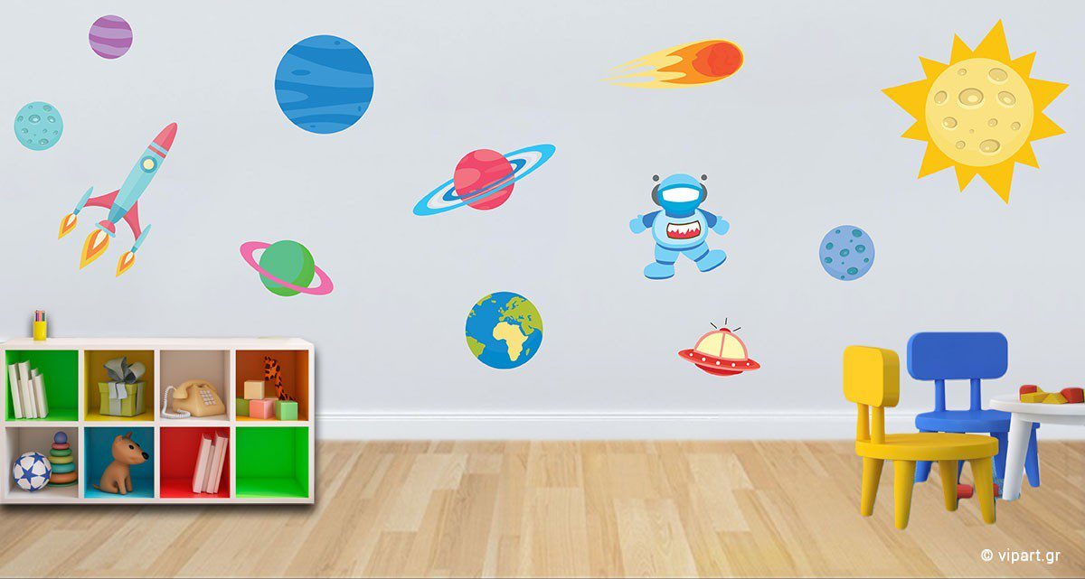 Αυτοκόλλητο Τοίχου "Kid Space"