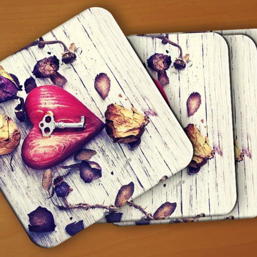 Σουβερ 6 τεμάχια Heart Key