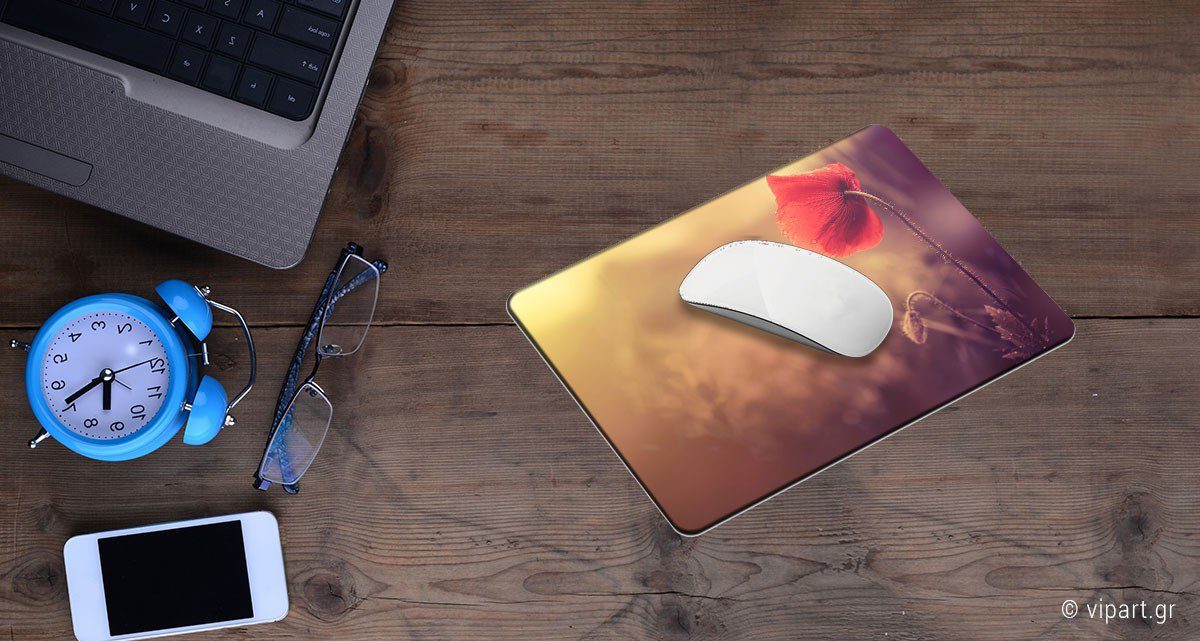 Mousepad 2 τεμάχια Παπαρούνα