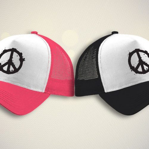 Εκτύπωση σε καπέλο "Peace"