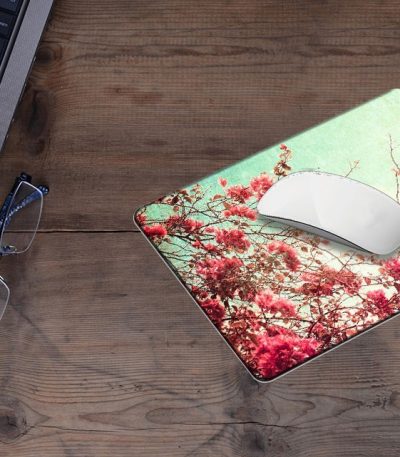 Mousepad 2 τεμάχια Ροζ Λουλούδια