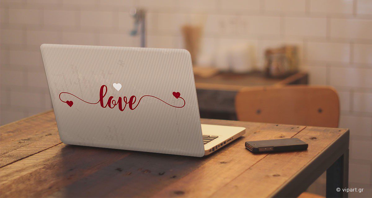 Αυτοκόλλητο Λάπτοπ "Love" Αυτοκόλλητο Λάπτοπ "Love"