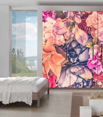 Αυτοκόλλητο Επίπλων "Flowers"