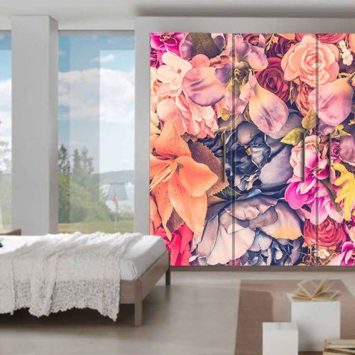 Αυτοκόλλητο Επίπλων "Flowers"