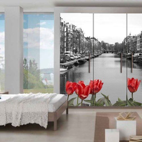 Αυτοκόλλητο Επίπλων "Amsterdam Παπαρούνες"