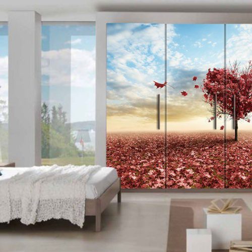 Αυτοκόλλητο Επίπλων "Pink Heart Tree"