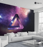 Ταπετσαρία Τοίχου Space Triangle