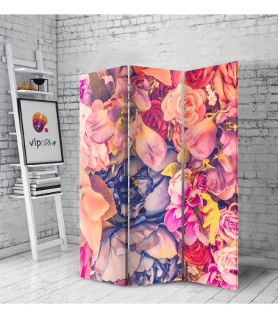 Παραβάν Flowers Colorful - Πολύχρωμα Λουλούδια