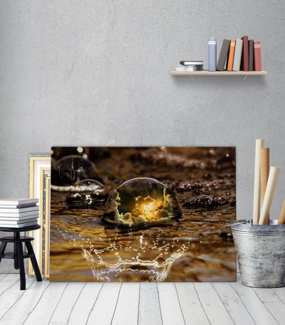 Πίνακας Καμβάς Water Bubble