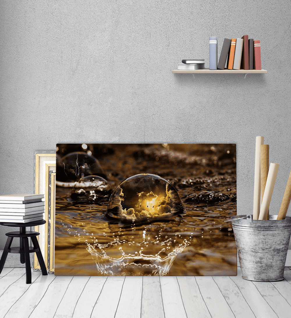 Πίνακας Καμβάς Water Bubble