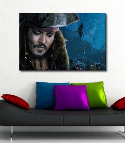 Πίνακας Καμβάς Johnny Depp captain jack