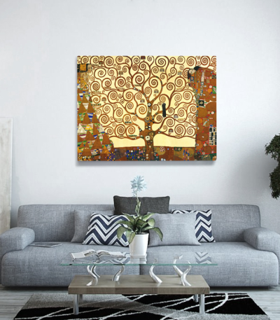 Πίνακας σε καμβά KLIMT - TREE OF LIFE - Δέντρο της ζωής