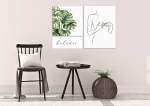 Σύνθεση Με Πίνακες Καμβάδες 105x70- 3 Τεμάχια - Balance