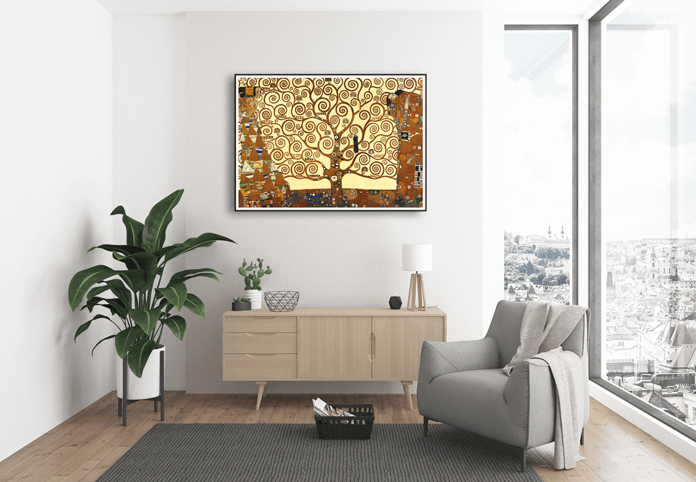 Εκτύπωση σε Αφίσα Χαρτί KLIMT - TREE OF LIFE - Δέντρο της ζωής
