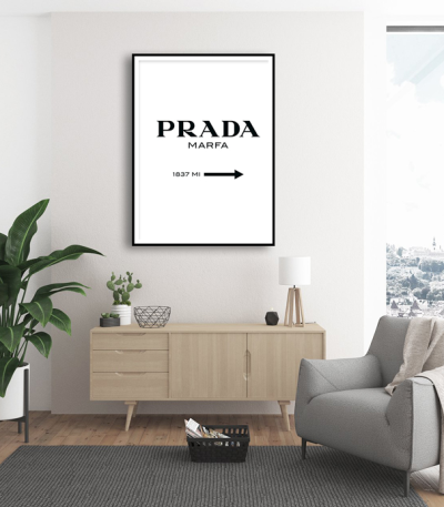 Εκτύπωση σε Αφίσα φωτογραφικό Χαρτί Prada Marfa