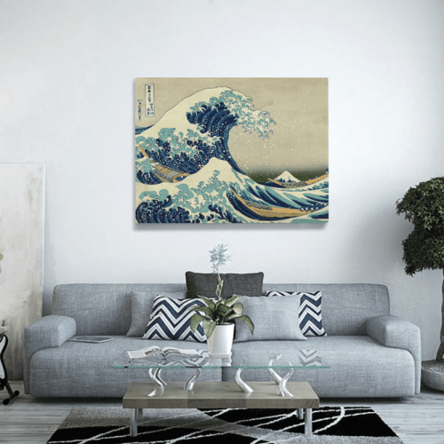 Πίνακας ζωγραφικής σε Καμβά Great Wave - Hokusai