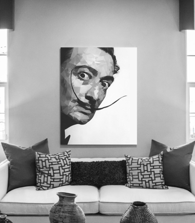 Πίνακας ζωγραφικής σε Καμβά Salvador Dali portrait