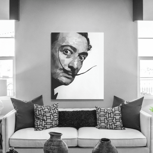 Πίνακας ζωγραφικής σε Καμβά Salvador Dali portrait