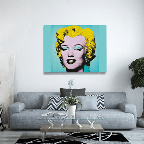 Πίνακας ζωγραφικής σε Καμβά Andy Warhol Merlin Monroe