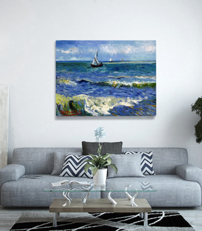 Πίνακας ζωγραφικής σε Καμβά Βαν Γκογκ Seascape