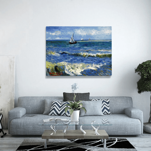 Πίνακας ζωγραφικής σε Καμβά Βαν Γκογκ Seascape