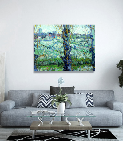 Πίνακας ζωγραφικής σε Καμβά Van Gogh View Of Arles