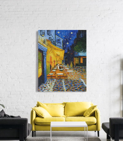 Πίνακας ζωγραφικής σε Καμβά Van Gogh Cafe Terrace At Night