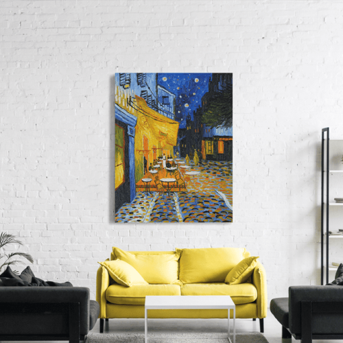 Πίνακας ζωγραφικής σε Καμβά Van Gogh Cafe Terrace At Night