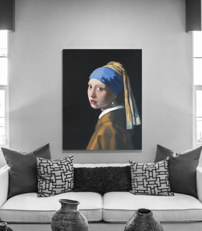 Πίνακας ζωγραφικής σε Καμβά Vermeer Girl With A Pearl Earring