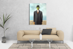Πίνακας ζωγραφικής σε Καμβά a Magritte The Son Of Man