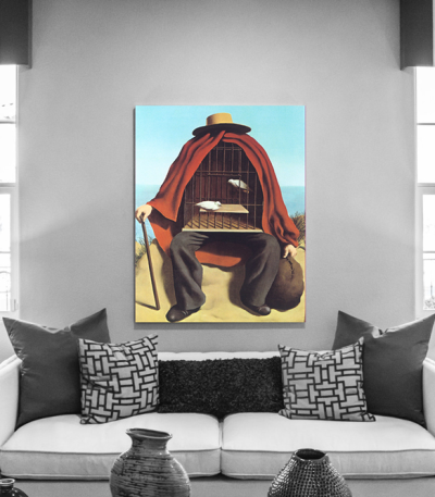 Πίνακας ζωγραφικής σε Καμβά Magritte Therapeutist