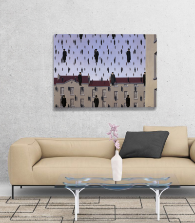 Πίνακας ζωγραφικής σε Καμβά Magritte Golconda