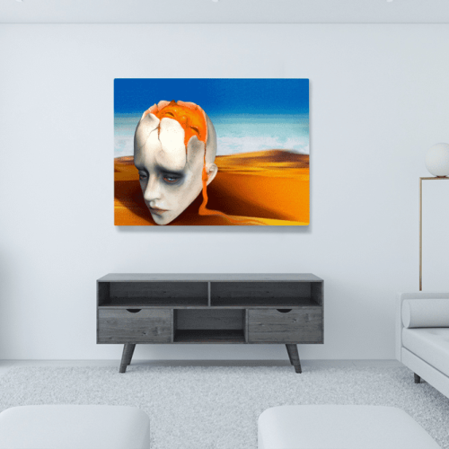 Πίνακας ζωγραφικής σε Καμβά Salvador Dali Head Sculpt