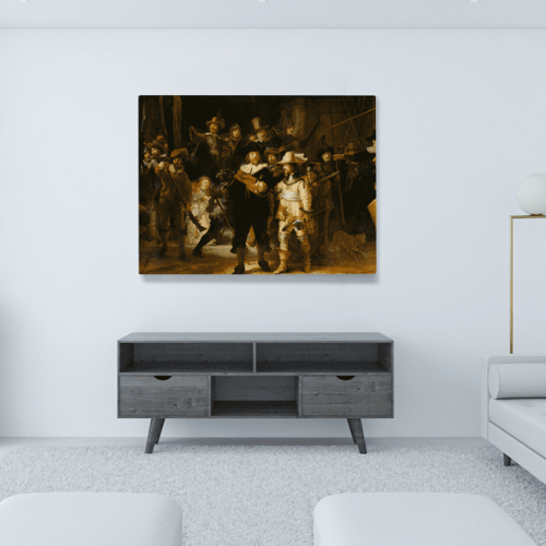 Πίνακας ζωγραφικής σε Καμβά Rembrandt Night Watch
