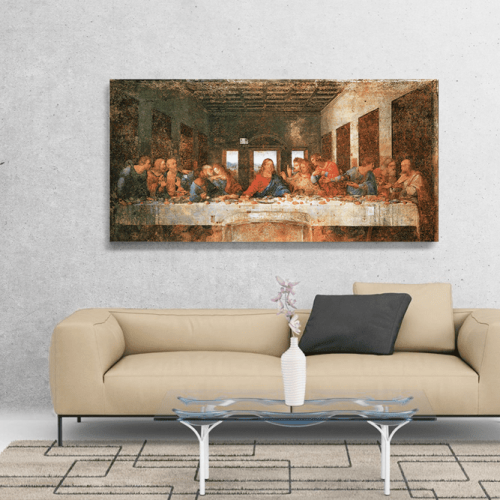 Πίνακας ζωγραφικής σε Καμβά Leonardo Da Vinci Ο Μυστικός Δείπνος