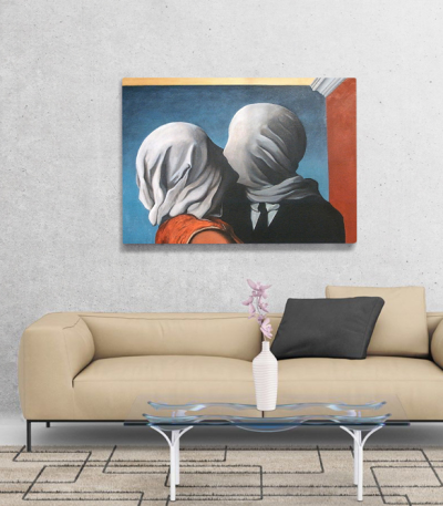 Πίνακας ζωγραφικής σε Καμβά The Lovers 2 Rene Magritte