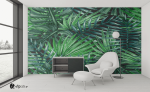 Αυτοκόλλητη Ταπετσαρία Τοίχου Tropical Palm Leaves