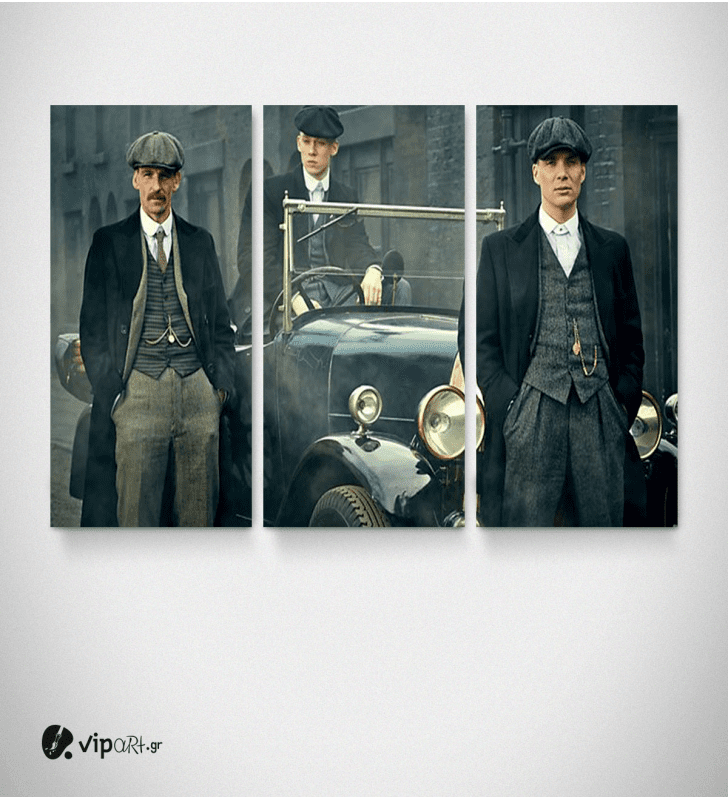 Καμβάς Τρίπτυχος Πίνακας Peaky Blinders