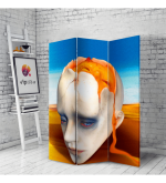Διακοσμητικό Παραβάν Σε Καμβά Salvador Dali Head Sculpt