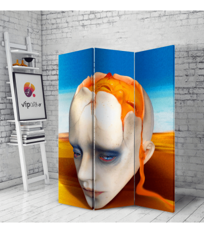 Διακοσμητικό Παραβάν Σε Καμβά Salvador Dali Head Sculpt
