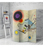 Διακοσμητικό Παραβάν Σε Καμβά Kandinsky Composition 8