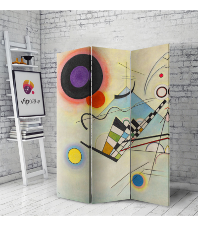Διακοσμητικό Παραβάν Σε Καμβά Kandinsky Composition 8