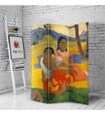 Διακοσμητικό Παραβάν Σε Καμβά Gauguin When Will You Marry?