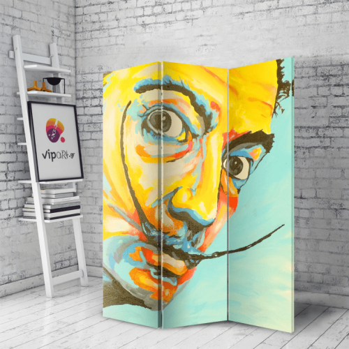 Διακοσμητικό Παραβάν Σε Καμβά Salvador Dali Painting