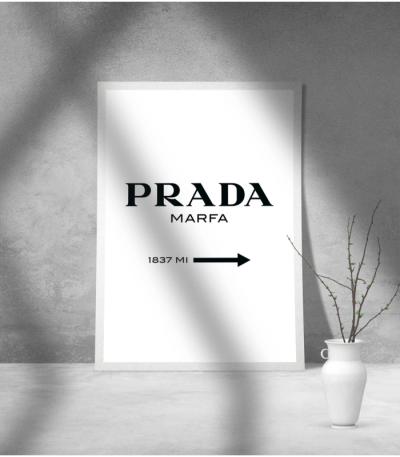 Εκτύπωση σε Αφίσα φωτογραφικό Χαρτί Prada Marfa